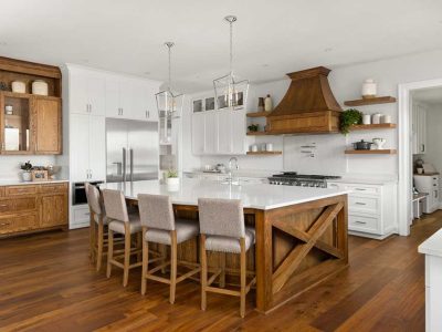 Modern Farmhouse Kitchen Construction