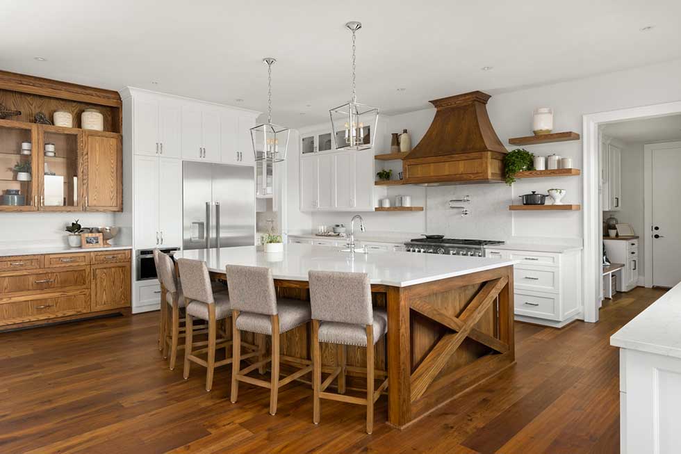 Modern Farmhouse Kitchen Construction